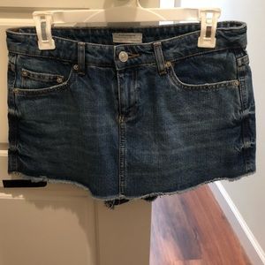 Zara denim skirt